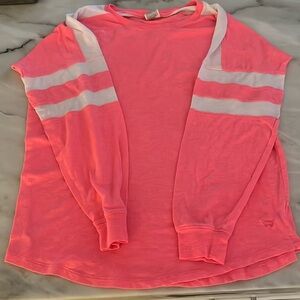 Pink long sleeve shirt